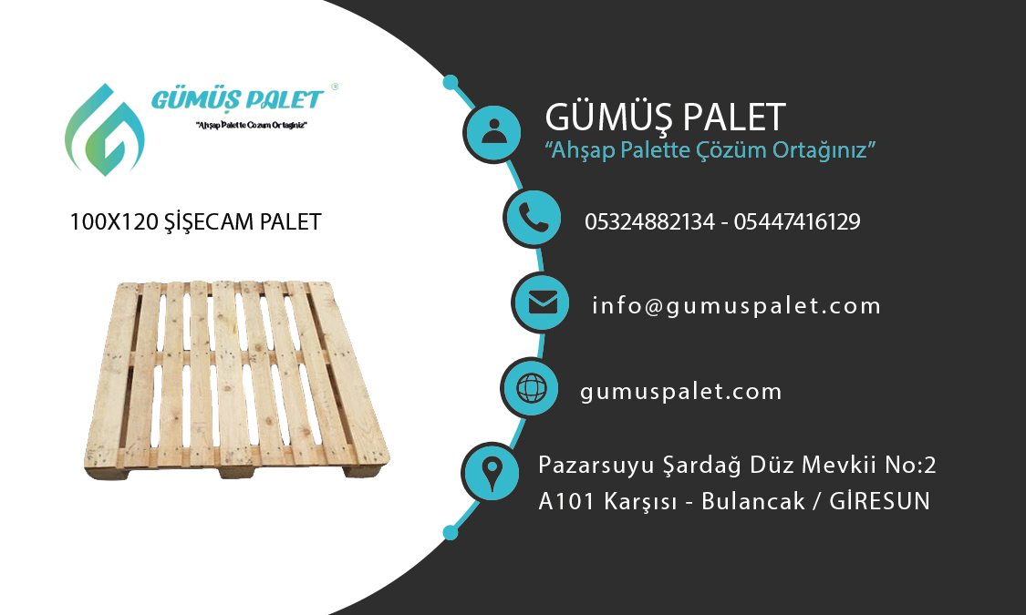 100X120 ŞİŞECAM AHŞAP PALET